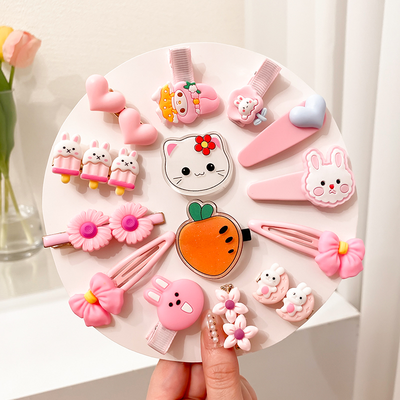 Clips de cabello para niñas, tocado para niñas, clips de cabello para niñas lindas y bonitas, clips para niñas, bebés súper lindos, Beiqin