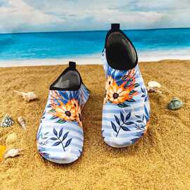 无声软底瑜伽鞋沙滩户外游泳鞋溯溪鞋男女沙滩潜水鞋速干涉水鞋