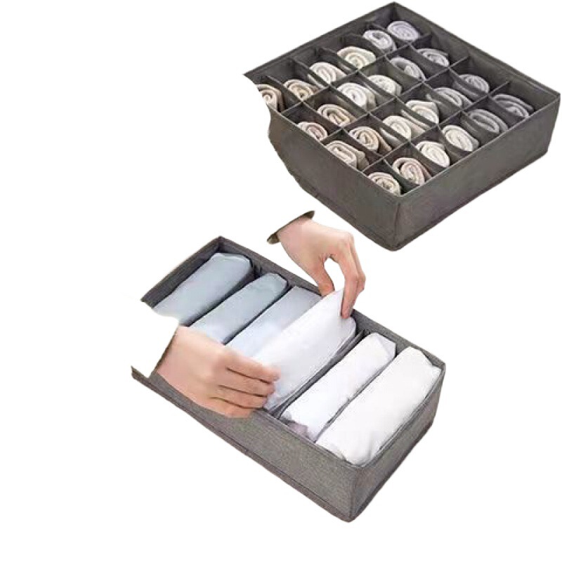 家庭用多格靴下分格収納下着収納ウォータブルクローゼット収納下着格子収納ケース卸売り|undefined