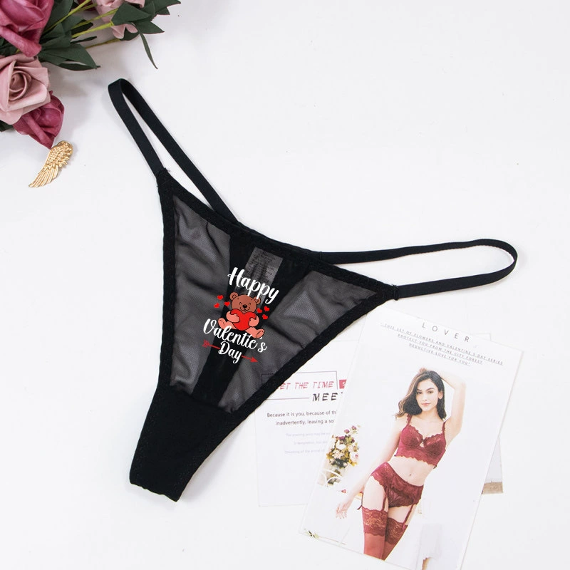 Полупрозрачные сетчатые стринги (VARSBABY) N112XD, ультратонкая низкая талия T-string, нескольких цветов, S–XXL