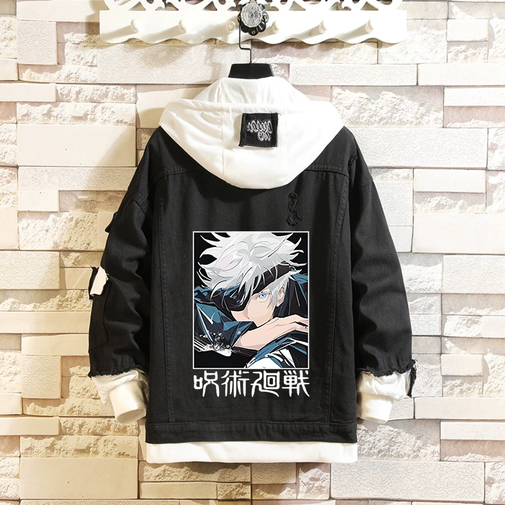 Tide, Jujutsu Kaisen, джинсовая мужская осенняя куртка, парная одежда для любимых
