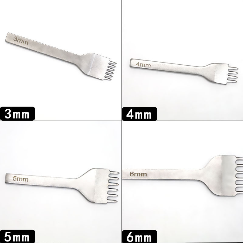 白钢菱斩 DIY皮革工具 厂家批发皮革斜平斩 打孔菱斩缝线皮雕工具|undefined