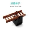 Folding ladder combination