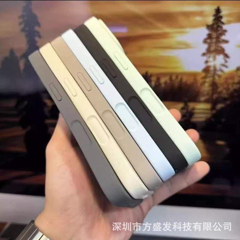 iPhone17用ケース、液体超薄型磁気吸着細いリング付き、AIカメラボタン搭載、Apple 16保護ケース15|undefined