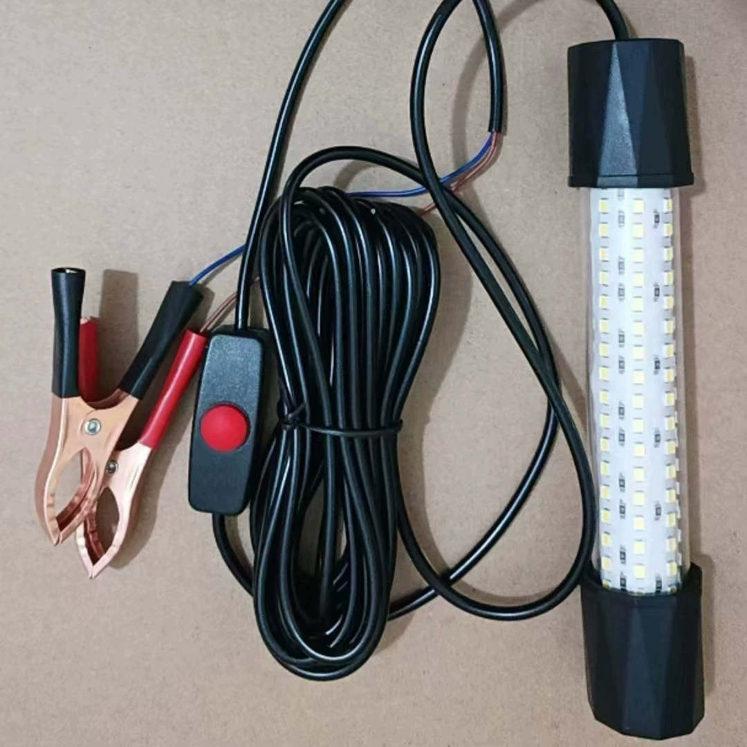 Фонарь для привлечения рыбы 12В от производителя, подводный светильник для рыбалки, ночной светильник для ловли рыбы, светильник для привлечения рыбы для рыбалки с плота, оптовая продажа для трансграничной торговли