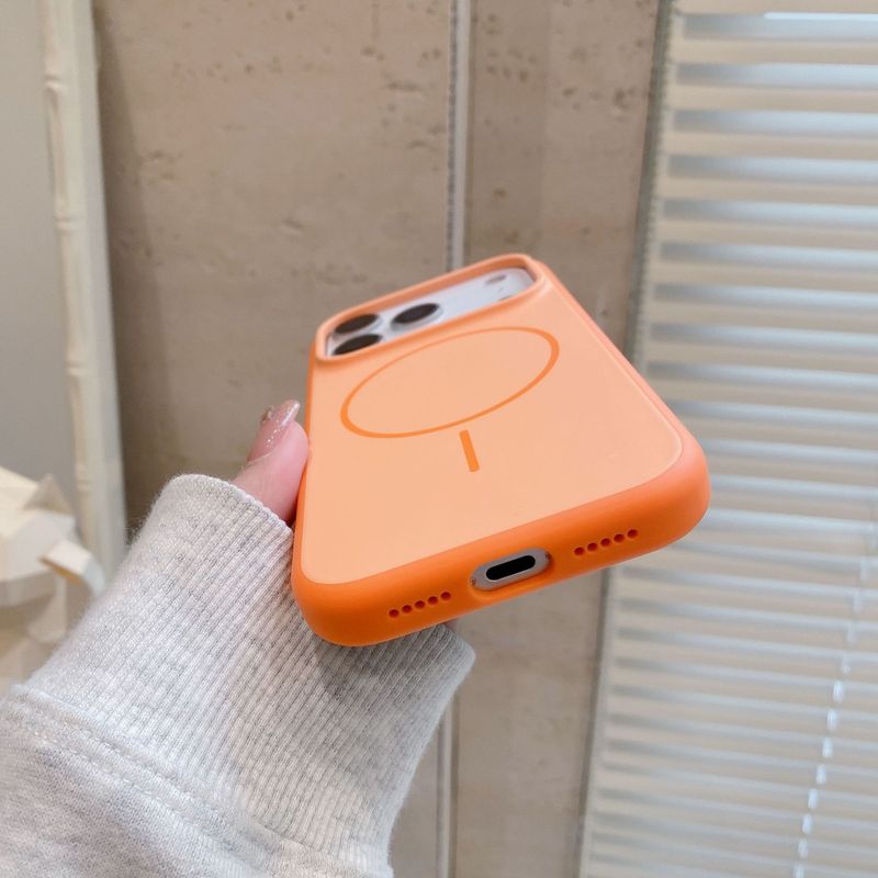 适用iPhone17promax手机壳肤感磁吸苹果16相机按键一体全包保护套|undefined