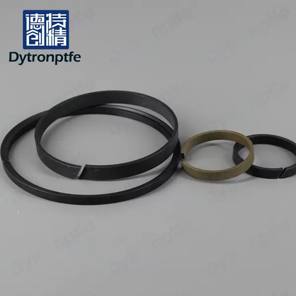 德创聚四氟乙烯复合材料汽车减震器环填充PTFE改性开口避震器