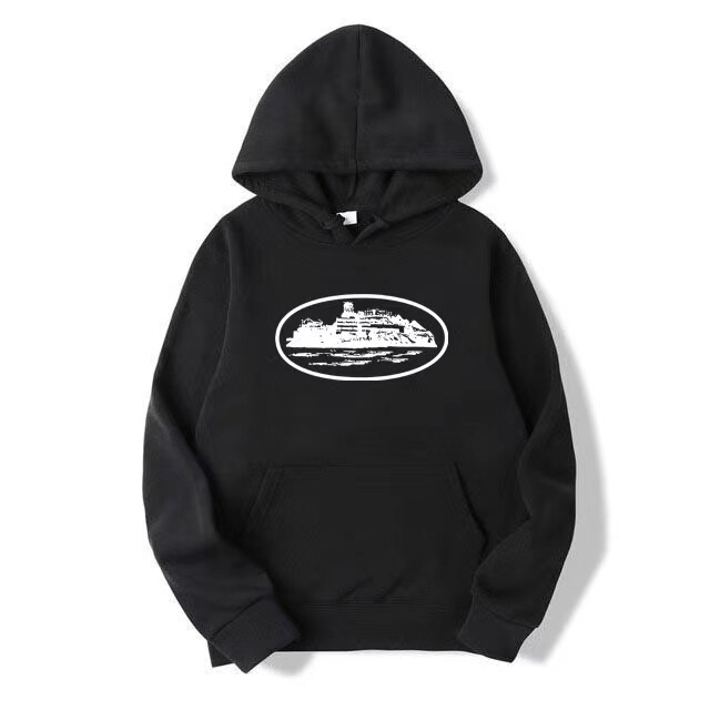 Cross-border autumn and winter New sweater men's and women's casual hooded pullover loose fashion brand European and American ins long sleeve coat Cross-border autumn and winter New sweater men's and women's casual hooded pullover loose fashion brand European and American ins long sleeve coat