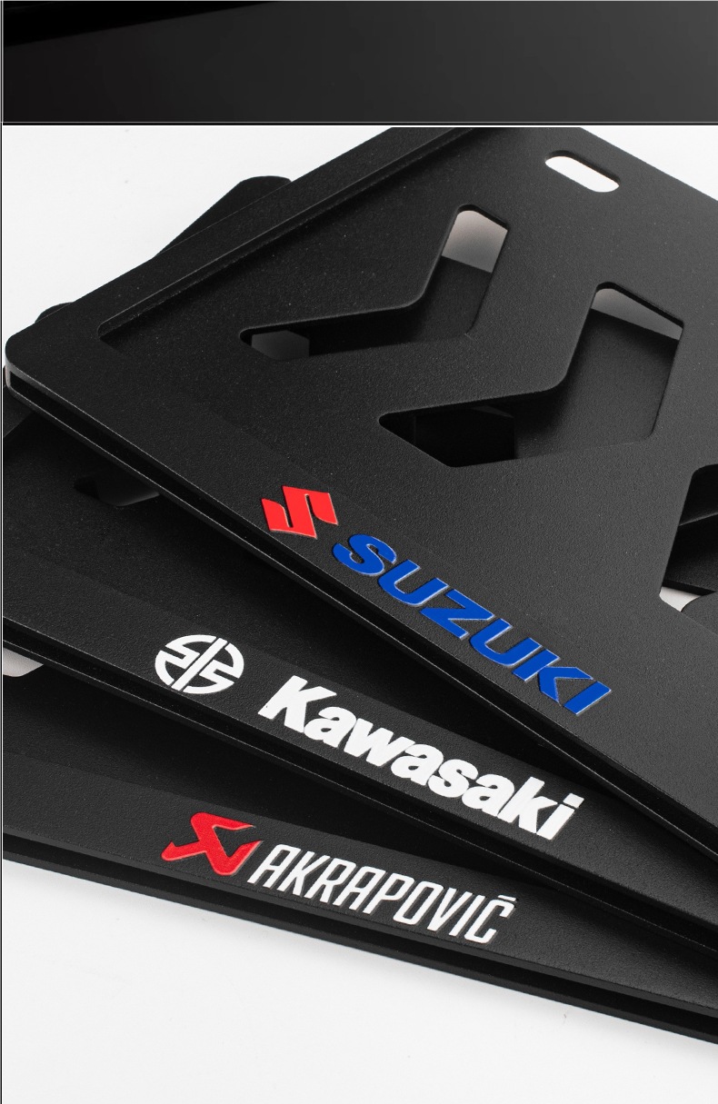 Motorcycle Rear License Plate Frame License Plate Frame Motorcycle Cover Pedal Frame Yamaha Kawasaki Suitable for