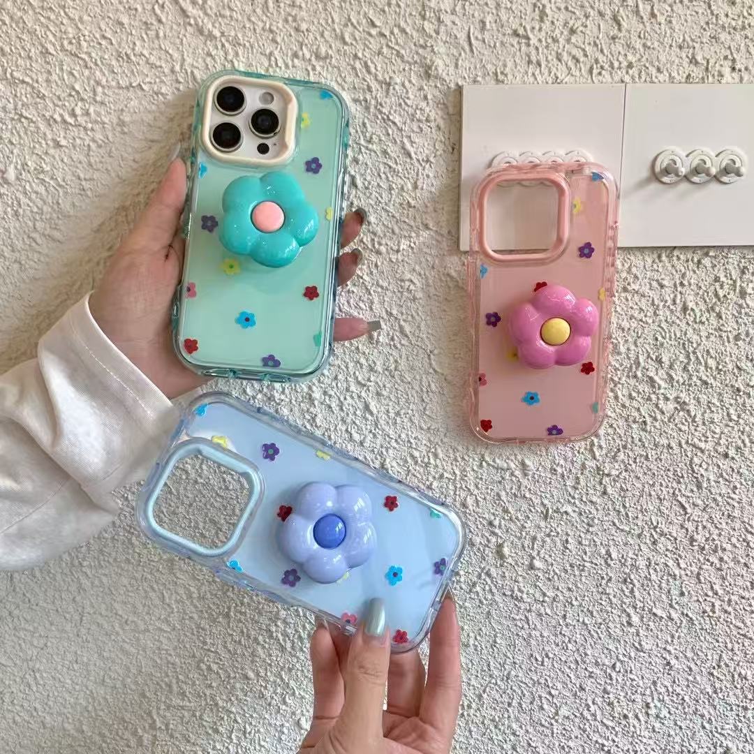 Flores de dopamina de colores para Apple 15Pro/16Pro funda para teléfono móvil 14PM verano 13 femenino 16PM pareja