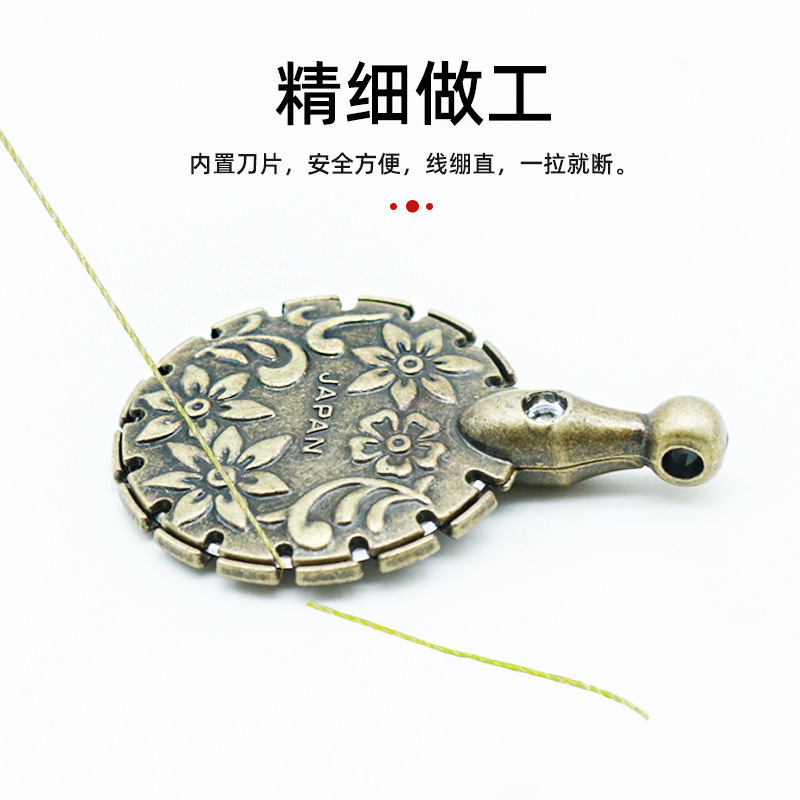 Feile Factory vende cortador de línea de corte de línea retro, enhebrador de aguja, cortador de línea de corte de punto de cruz, disyuntor de metal de bricolaje