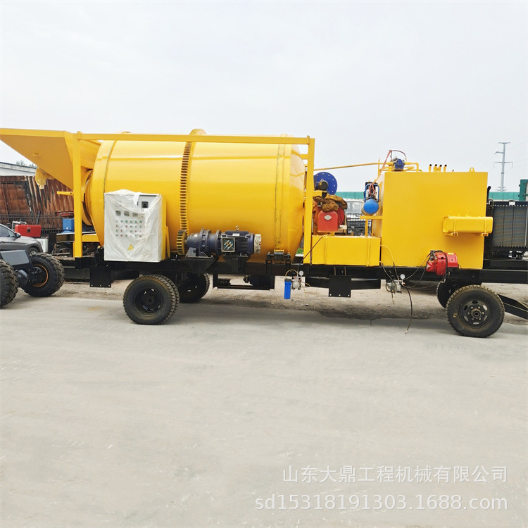 砂石混合料搅拌机 移动式沥青拌合机 全自动加热沥青料