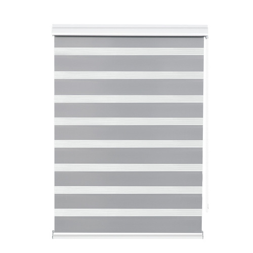 Factory Directly Sell Customized Engineering Office Semi-Blind Zebra Curtain Home Venetian Blinds Pull Beads Soft Sheer Curtain 