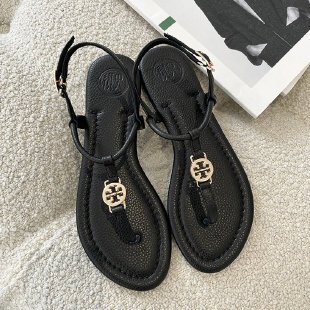 2023 New Summer Flip-Flops for Women, Flats-Soled Niche Versatile Fashionable Roman Flip-Flops