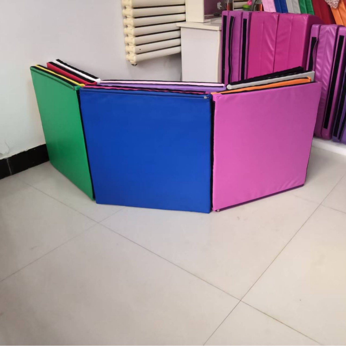 Physical Fitness 60% off 50% off Rainbow Mat Sit-Up Mat Foldableing Sponge Mat Student High School Entrance Examination Sports Gymnastics Mat