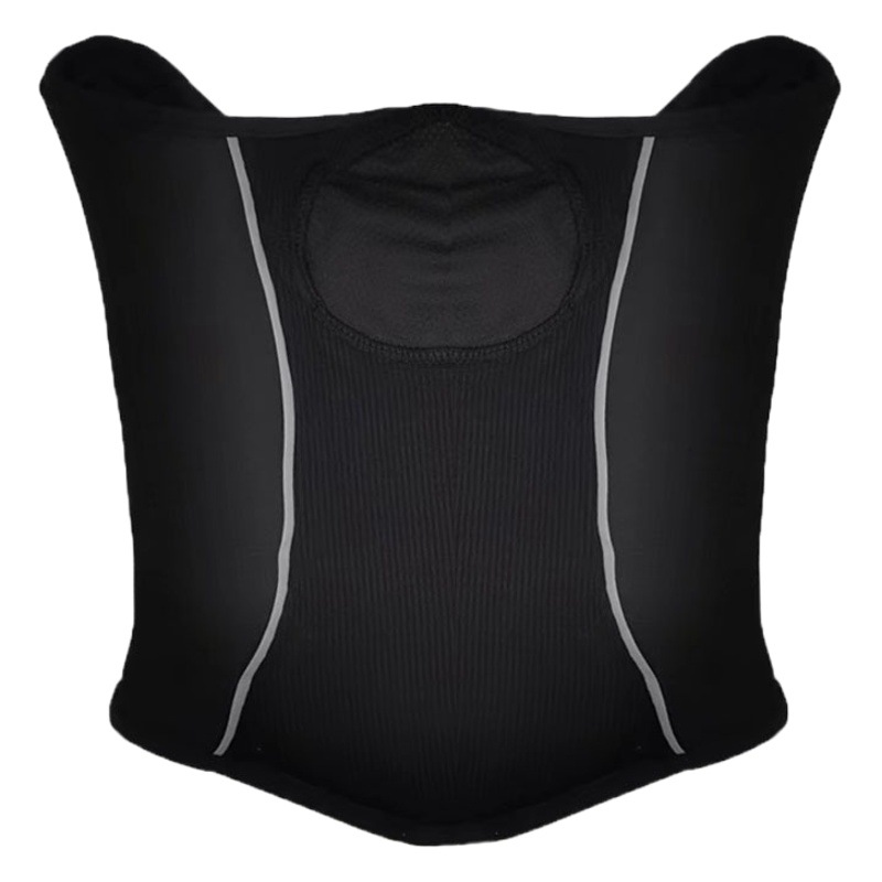 Otoño e Invierno Nueva máscara fría reflectante tira diseño absorción de humedad transpirable máscara nariz y boca diseño transpirable no tapada Han