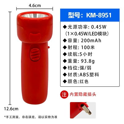 outdoor lighting super bright home: UV fənərlər - 08951-red