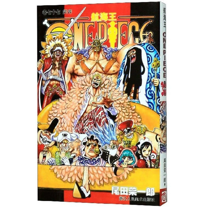 Подлинная манга-серия One Piece 1-108, аниме с горячей кровью, японский комикс, двумерная японская анимация