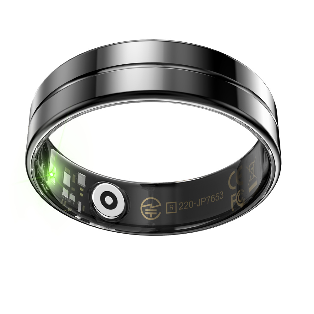 Nuevo anillo inteligente transfronterizo R11 con compartimento de carga frecuencia cardíaca presión arterial oxígeno medidor de ejercicio de sueño paso impermeable para tomar fotos