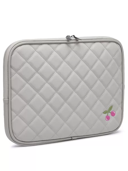 Cross-Border Best-Selling Cherry Embroidered iPad Sleeve Bag, Universal for 11/ 13inch Inch, Shockproof and Scratch-Resistant Laptop Bag