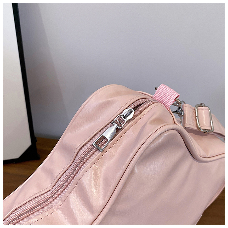 Shoulder Bag Bags Type Casual Occasion Unisex Pu Leather Star Solid Color Cute Sewing Thread XINGX Shape Zipper Shoulder Bag