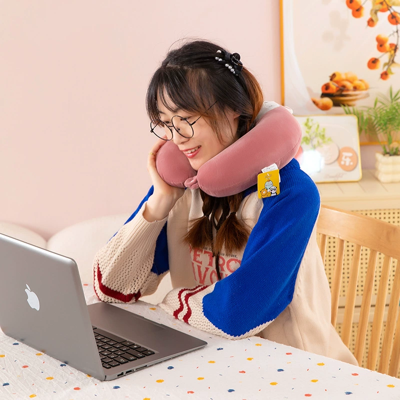Bilus Cartoon airplane, cute neck pillow for traveling with animals for sleep, with neck protection, wholesale