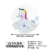 Unicorn ball hits the ball (45CM before inflatable, 30CM after inflatable)