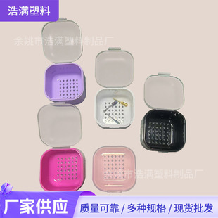 Nail Tool Polishing Head Disinfection Box Double-Layer Filter Thickeneded Cleaning Box Portable Storage Box for Nail Salons