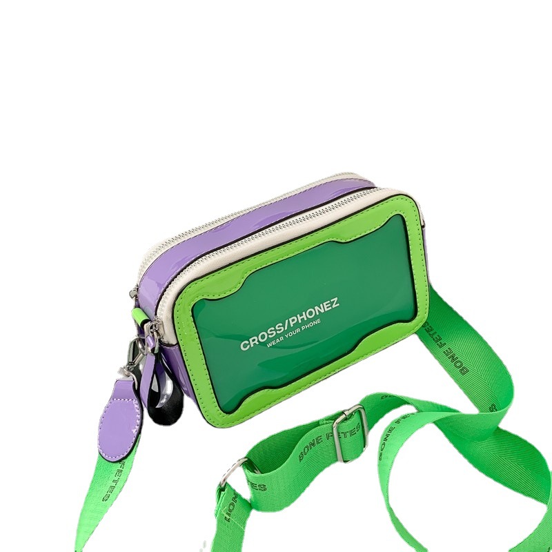 Korean version of sweet and cute jelly transparent small square bag, fashionable, simple and versatile, niche crossbody bag wholesale dropshipping_voghion.com