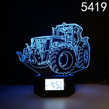 Сʱ�ӵ��� �������γ��ȳ�ϵ�� USB���LED����3DСҹ��С̨��