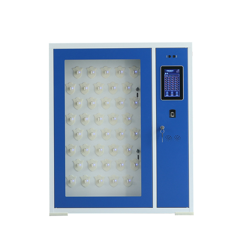 Gabinete de llaves inteligente huella digital tarjeta de deslizamiento de identificación facial de almacenamiento de llaves de vehículos gabinete de gestión de la unidad de red RFID