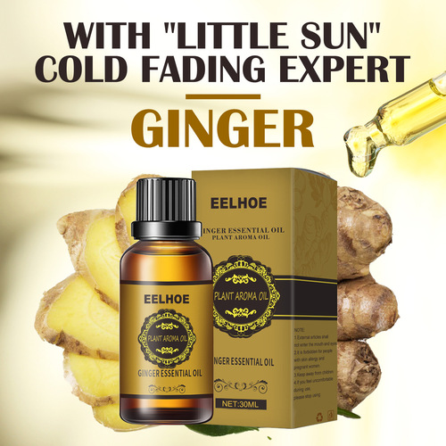 EELHOE Ginger Essential Oil Firming Slimming Massage Abdominal Tightening Thigh Muscle Shaping Abdominal Slimming Essential Oil