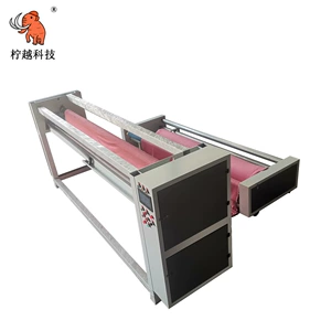 [家纺工厂替代人工绒布全棉面料多针机流水线用连续裁布机]