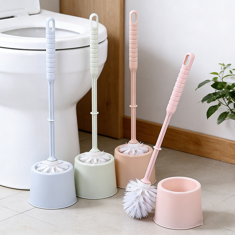 Creative Household Daily Use Bathroom Thickened Plastic Toilet Brush Set with Base Toilet Cleaning Brush Toilet Brush Creative Household Daily Use Bathroom Thickened Plastic Toilet Brush Set with Base Toilet Cleaning Brush Toilet Brush