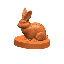 定 制cnc各种材料加工 五金零件工艺品饰品 小兔子 摆件香炉 骏马