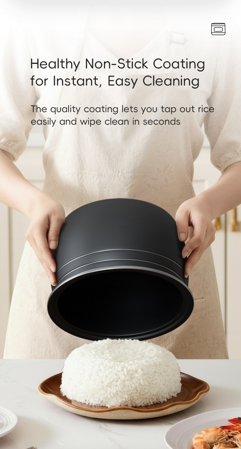 Reiskocher Cross-Border 5L Großes Fassungsvermögen Haushalts-Smart-Touchscreen Reservierung Multifunktions-Reiskocher_voghion.com
