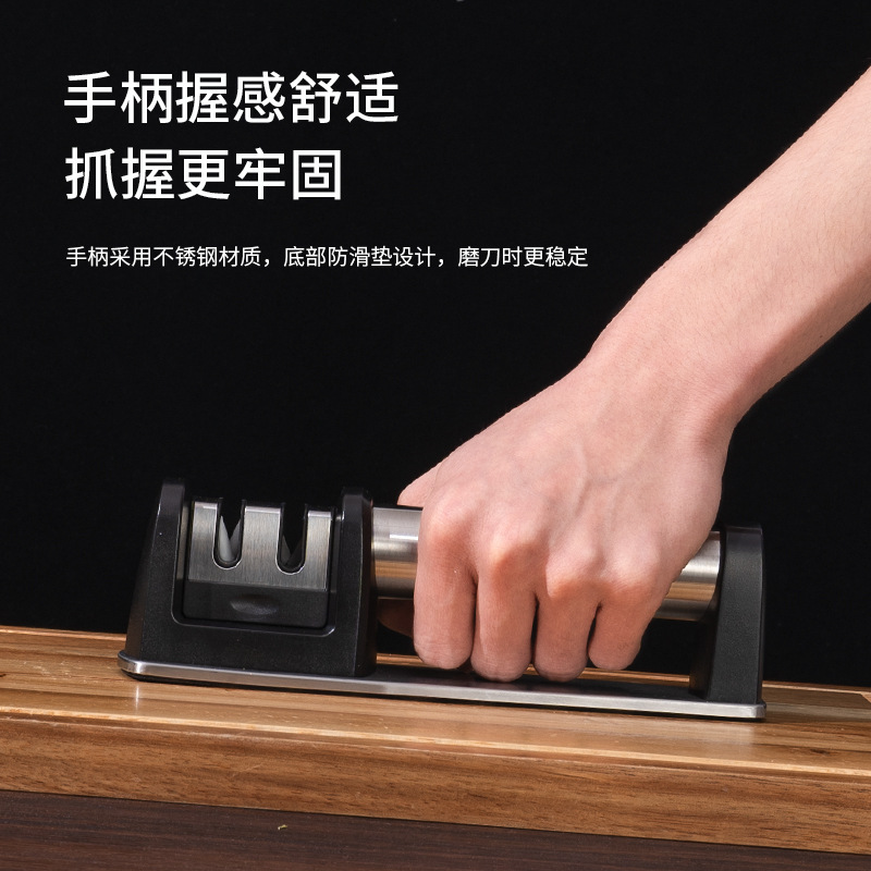 家庭用高速ナイフ研削器多機能ナイフ工具は二段包丁研削刀神器砥石卸売りを持っている|undefined