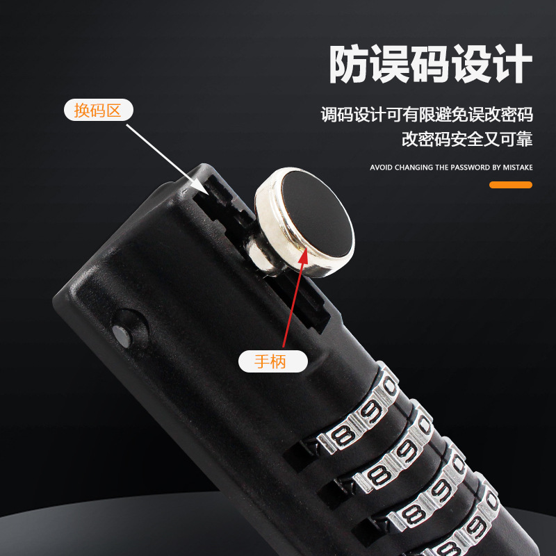 Contraseña pestillo cerradura perforadora-libre gran puerta perno impermeable anti-óxido puerta al aire libre hebilla puerta de madera de seguridad anti-robo Contraseña de bloqueo envío gratis