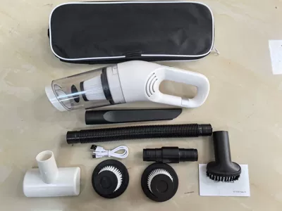 Tozsoranlar Cleaner, Household Small-Sized, High-Power - white-luxury-model-3-filters-storage-bag