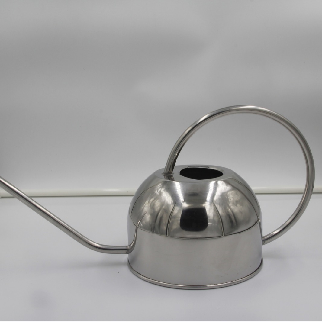 1.5L不锈钢半圆淋花壶 /洒水壶/ 浇花壶 /长嘴浇花壶/浇花壶/洒壶