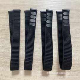 定制20mm帽子调节松紧带太阳帽松紧带尼龙帽带多功魔术贴尼龙表带