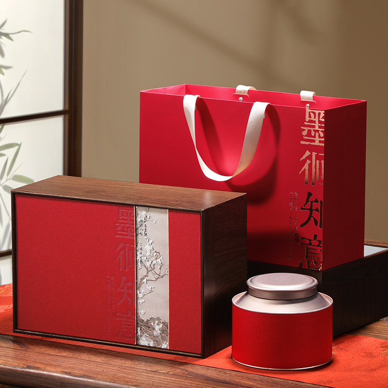 武夷岩茶古树红茶包装盒空礼盒半斤装高档凤凰单丛野生红茶礼盒