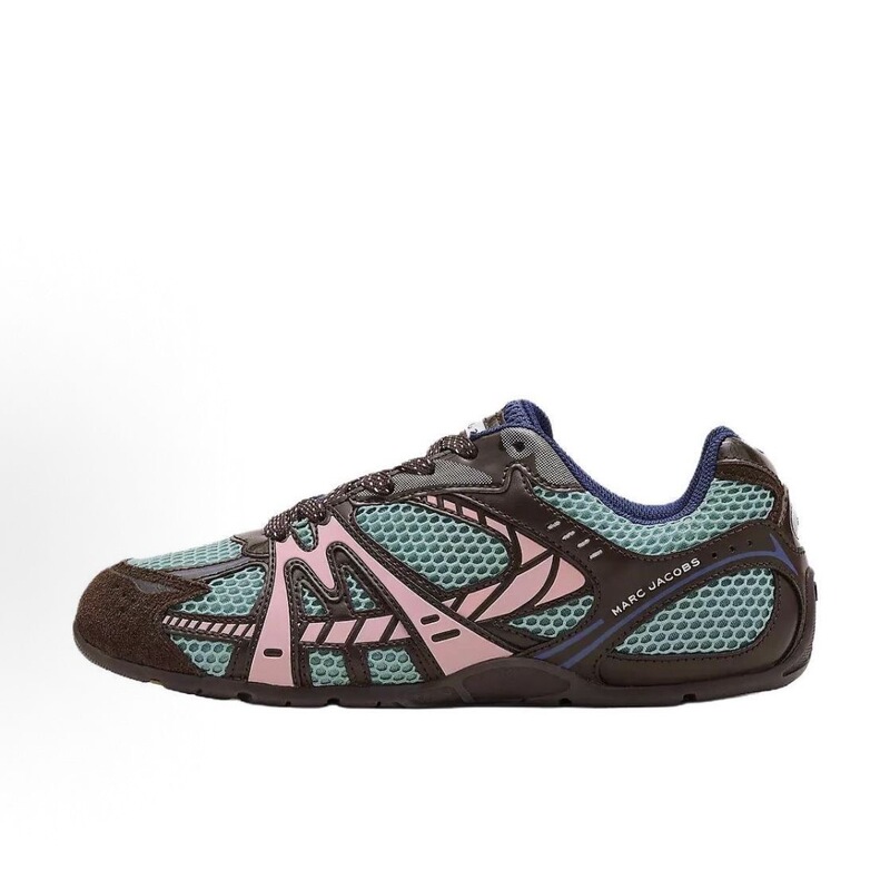 MARC JACOBS / MJ Fabric Upper Classic Letter Logo Low-Top Casual Sneakers MARC JACOBS / MJ Fabric Upper Classic Letter Logo Low-Top Casual Sneakers