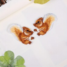 P 28171 Coffee Rabbit Embroidery Patch ���ӿ��ȴ����� �羳��