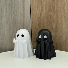 クロスボーダーハロウィンゴーストフィギュア中指クリエイティブかわいい小さなゴースト装飾樹脂工芸品家の装飾品