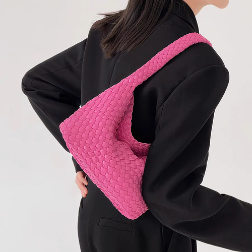 Handwoven bags  new summer small bags armpit bags crossbody niche light luxury women's bags portable mother-in-law bag