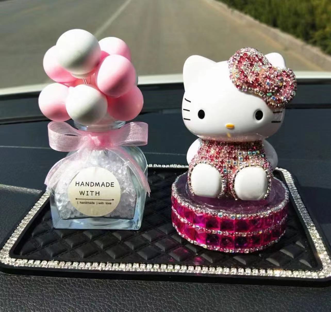 Artículo creativo de la chica del mar adornos de automóviles perfume encantador ángel perfume de automóvil perla base de diamante perfumado perdurable