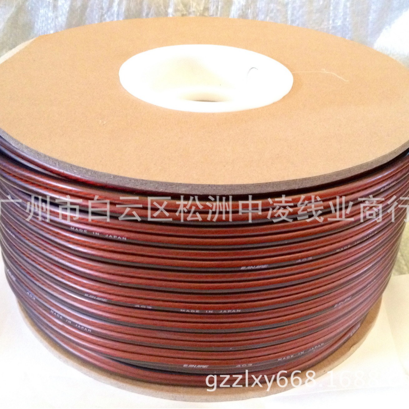 哑光棕纯铜音响发烧喇叭线 504哑光磨砂皮咖啡色音响线工程音箱线