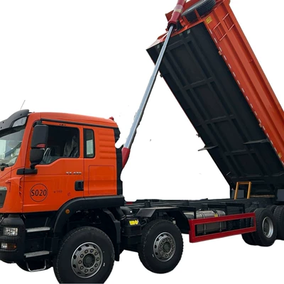 eight-wheel dump truck, construction soil – Yük maşınları