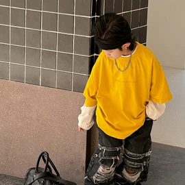 童裤;童T恤;儿童牛仔裤